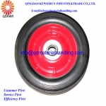 6"x1.5" Solid Rubber Wheel Trolley Wheel With Steel Rim 16mm Bore Bearing