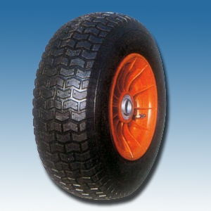Flat free tire new 16X650-8 turf saver tubeless 4ply garden tractor wheels