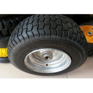 Flat free tire new 16X650-8 turf saver tubeless 4ply garden tractor wheels