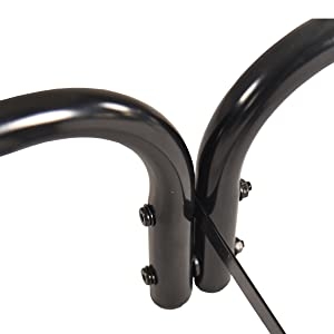 Firewood Log Rack 8ft Storage Rack Log Holder Storage Stand Woodpile Rack Outdoor Indoor Steel Black