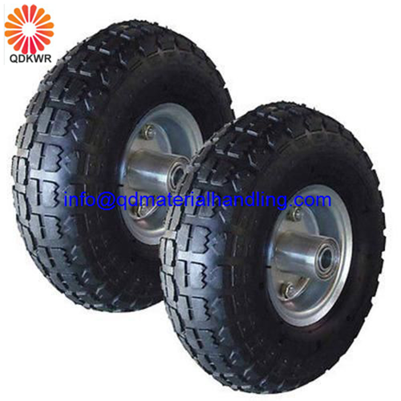 2 x Solid Sack Truck Tyres Replacement Wheel Trolley Cart Tire Barrow Tow Tyre 