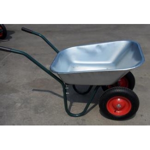 Russian double wheels wheelbarrow WB6410