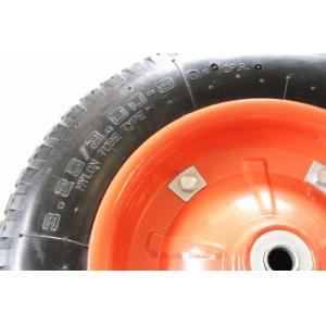 13"x3" wheel barrow solid rubber wheel