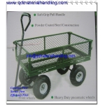 Mesh Sided Platform Truck 250Kg Capacity garden utility trailer cart